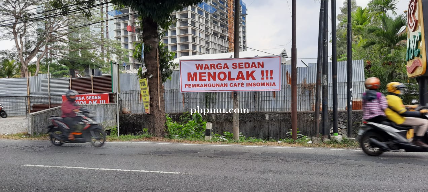 MASYARAKAT DUSUN SEDAN AKAN JALIN KOORDINASI DENGAN PIHAK CAFE INSOMNIA